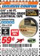 Harbor Freight ITC Coupon 3/4" X 60 FT. INDUSTRIAL GRADE ELECTRICAL TAPE Lot No. 63239 Expired: 11/30/17 - $0.59