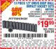 Harbor Freight Coupon 13 PIECE 1/2" DRIVE DEEP WALL IMPACT SOCKET SETS Lot No. 69560/67903/69280/69333/69561/67904/69279/69332 Expired: 10/1/15 - $19.99