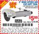 Harbor Freight Coupon 3" HIGH SPEED AIR CUT-OFF TOOL Lot No. 47077/67425/69473/60243/60374 Expired: 10/1/15 - $5.99