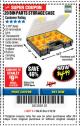Harbor Freight Coupon 20 BIN PORTABLE PARTS STORAGE CASE Lot No. 62778/93928 Expired: 3/18/18 - $4.99