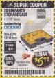 Harbor Freight Coupon 20 BIN PORTABLE PARTS STORAGE CASE Lot No. 62778/93928 Expired: 4/30/18 - $5.99
