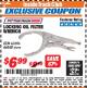 Harbor Freight ITC Coupon LOCKING OIL FILTER WRENCH Lot No. 63696/66568 Expired: 11/30/17 - $6.99