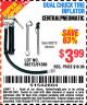 Harbor Freight Coupon DUAL CHUCK TIRE INFLATOR Lot No. 68272/61380 Expired: 4/11/15 - $3.99