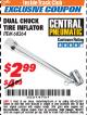 Harbor Freight ITC Coupon DUAL CHUCK TIRE INFLATOR Lot No. 68272/61380 Expired: 10/31/17 - $2.99