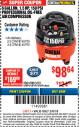 Harbor Freight ITC Coupon 1.5 HP, 6 GALLON, 150 PSI PROFESSIONAL AIR COMPRESSOR Lot No. 62894/67696/62380/62511/68149 Expired: 3/8/18 - $98.64