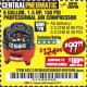 Harbor Freight Coupon 1.5 HP, 6 GALLON, 150 PSI PROFESSIONAL AIR COMPRESSOR Lot No. 62894/67696/62380/62511/68149 Expired: 3/1/18 - $99.99