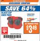 Harbor Freight ITC Coupon BLACK CAP KNEE PADS Lot No. 60799/46698 Expired: 4/17/18 - $3.49