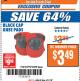 Harbor Freight ITC Coupon BLACK CAP KNEE PADS Lot No. 60799/46698 Expired: 4/17/18 - $3.49
