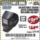 Harbor Freight Coupon WELDING HELMET Lot No. 61611 Expired: 12/1/17 - $34.99