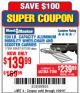 Harbor Freight Coupon 500 LB. CAPACITY ALUMINUM MOBILITY WHEELCHAIR AND SCOOTER CARRIER Lot No. 67599/69687 Expired: 1/29/18 - $139.99