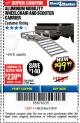 Harbor Freight Coupon 500 LB. CAPACITY ALUMINUM MOBILITY WHEELCHAIR AND SCOOTER CARRIER Lot No. 67599/69687 Expired: 3/18/18 - $99.99
