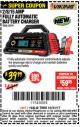Harbor Freight Coupon 2/8/15 AMP FULLY AUTOMATIC BATTERY CHARGER Lot No. 63299 Expired: 10/31/17 - $39.99