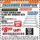 Harbor Freight ITC Coupon 5 PIECE DOUBLE-END FLARE NUT WRENCH SETS Lot No. 61358/68865/68866/61357 Expired: 12/31/17 - $8.99