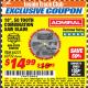 Harbor Freight ITC Coupon 10", 50 TOOTH COMBINATION SAW BLADE WITH NITRO SHIELD COATING Lot No. 46231/62722 Expired: 3/31/18 - $14.99