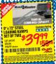 Harbor Freight Coupon 9" x 72", 2 PIECE STEEL LOADING RAMPS Lot No. 44649/69591/69646 Expired: 3/31/15 - $39.99