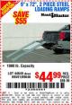Harbor Freight Coupon 9" x 72", 2 PIECE STEEL LOADING RAMPS Lot No. 44649/69591/69646 Expired: 9/3/15 - $44.99
