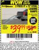Harbor Freight Coupon 9" x 72", 2 PIECE STEEL LOADING RAMPS Lot No. 44649/69591/69646 Expired: 6/30/15 - $39.99