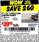 Harbor Freight Coupon 9" x 72", 2 PIECE STEEL LOADING RAMPS Lot No. 44649/69591/69646 Expired: 7/5/15 - $39.99