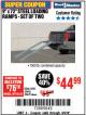 Harbor Freight Coupon 9" x 72", 2 PIECE STEEL LOADING RAMPS Lot No. 44649/69591/69646 Expired: 4/9/18 - $44.99