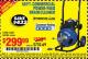 Harbor Freight Coupon 50 FT. COMMERCIAL POWER-FEED DRAIN CLEANER Lot No. 68284/61857 Expired: 12/10/16 - $299.99