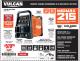 Harbor Freight Coupon VULCAN MIGMAX 215A WELDER Lot No. 63617 Expired: 12/31/17 - $579.99