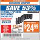 Harbor Freight ITC Coupon 10 PIECE, 1/2" DRIVE IMPACT DEEP SOCKET SETS Lot No. 69263/61709/67912/67915/69287/61707 Expired: 2/27/18 - $24.99