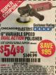 Harbor Freight Coupon BAUER 6" VARIABLE SPEED DUAL ACTION POLISHER Lot No. 69924/62862/64528/64529 Expired: 4/30/16 - $54.99