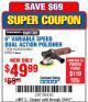 Harbor Freight Coupon BAUER 6" VARIABLE SPEED DUAL ACTION POLISHER Lot No. 69924/62862/64528/64529 Expired: 7/24/17 - $49.99