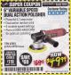 Harbor Freight Coupon BAUER 6" VARIABLE SPEED DUAL ACTION POLISHER Lot No. 69924/62862/64528/64529 Expired: 4/30/18 - $49.99