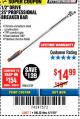 Harbor Freight Coupon 1/2" DRIVE 25" PROFESSIONAL BREAKER BAR Lot No. 62729 Expired: 4/1/18 - $14.99