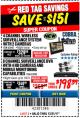 Harbor Freight Coupon 8 CHANNEL SURVEILLANCE DVR WITH 4 HD CAMERAS AND MOBILE MONITORING CAPABILITIES Lot No. 63890 Expired: 12/31/17 - $198.39