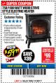 Harbor Freight Coupon 750/1500 WATT WOOD STOVE Lot No. 68754 Expired: 11/30/17 - $59.99
