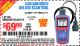 Harbor Freight Coupon CAN AND OBD II DELUXE SCAN TOOL Lot No. 60693/99722/62119 Expired: 4/4/15 - $69.99