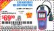 Harbor Freight Coupon CAN AND OBD II DELUXE SCAN TOOL Lot No. 60693/99722/62119 Expired: 4/4/15 - $69.99