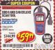 Harbor Freight Coupon CAN AND OBD II DELUXE SCAN TOOL Lot No. 60693/99722/62119 Expired: 5/31/17 - $59.99
