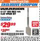 Harbor Freight ITC Coupon 4-1/2 IN SDS MAX TYPE CLAY SPADE BIT Lot No. 60414 Expired: 4/30/18 - $29.99