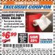 Harbor Freight ITC Coupon MAGNETIC PAPER TOWEL HOLDER Lot No. 69321 Expired: 11/30/17 - $6.99