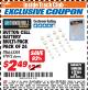 Harbor Freight ITC Coupon THUNDERBOLT MAGNUM BUTTON CELL BATTERY ASSORTMENT, 24-PIECE Lot No. 63398 Expired: 11/30/17 - $2.49