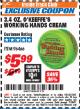 Harbor Freight ITC Coupon 3.4 OZ. O'KEEFE'S WORKING HANDS CREAM Lot No. 96466 Expired: 11/30/17 - $5.99
