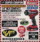 Harbor Freight Coupon BAUER 20V CORDLESS, 1/4 IN. HEX COMPACT IMPACT DRIVER KIT WITH 1.5 AH BATTERY, RAPID CHARGER, AND BAG Lot No. 64755/63528 Expired: 2/28/18 - $69.99