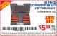 Harbor Freight Coupon 32 PIECE SCREWDRIVER SET Lot No. 61259/90764 Expired: 8/30/15 - $5.99