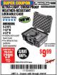 Harbor Freight Coupon APACHE 1800 WEATHERPROOF PROTECTIVE CASE Lot No. 64550/63518 Expired: 4/30/18 - $9.99
