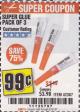 Harbor Freight Coupon SUPER GLUE PACK OF 3 Lot No. 42367 Expired: 2/15/18 - $0.99