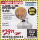 Harbor Freight Coupon ONE STOP GARDENS WINTER 15,000 BTU TANK TOP PROPANE HEATER Lot No. 59674 Expired: 1/31/18 - $29.99