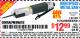 Harbor Freight Coupon HIGH SPEED METAL SAW Lot No. 60568/62541/91753 Expired: 5/2/15 - $12.99