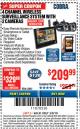 Harbor Freight ITC Coupon 4 CHANNEL WIRELESS SURVEILLANCE SYSTEM WITH 2 CAMERAS Lot No. 63842 Expired: 3/8/18 - $209.99