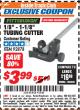 Harbor Freight ITC Coupon PITTSBURGH 1/8 IN. Lot No. 92878 Expired: 12/31/17 - $3.99