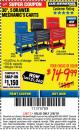 Harbor Freight ITC Coupon 30", 5 DRAWER MECHANIC'S CARTS (RED, BLUE & BLACK) Lot No. 64031/64033/64032/64030/61427/64059/64060/64061/63308/95272 Expired: 3/8/18 - $149.99