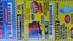 Harbor Freight Coupon 30", 5 DRAWER MECHANIC'S CARTS (RED, BLUE & BLACK) Lot No. 64031/64033/64032/64030/61427/64059/64060/64061/63308/95272 Expired: 2/23/19 - $189.99