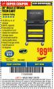 Harbor Freight ITC Coupon 30" BULK STORAGE TECH CART Lot No. 64002 Expired: 3/8/18 - $89.99